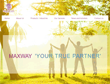 Tablet Screenshot of maxway.co.th